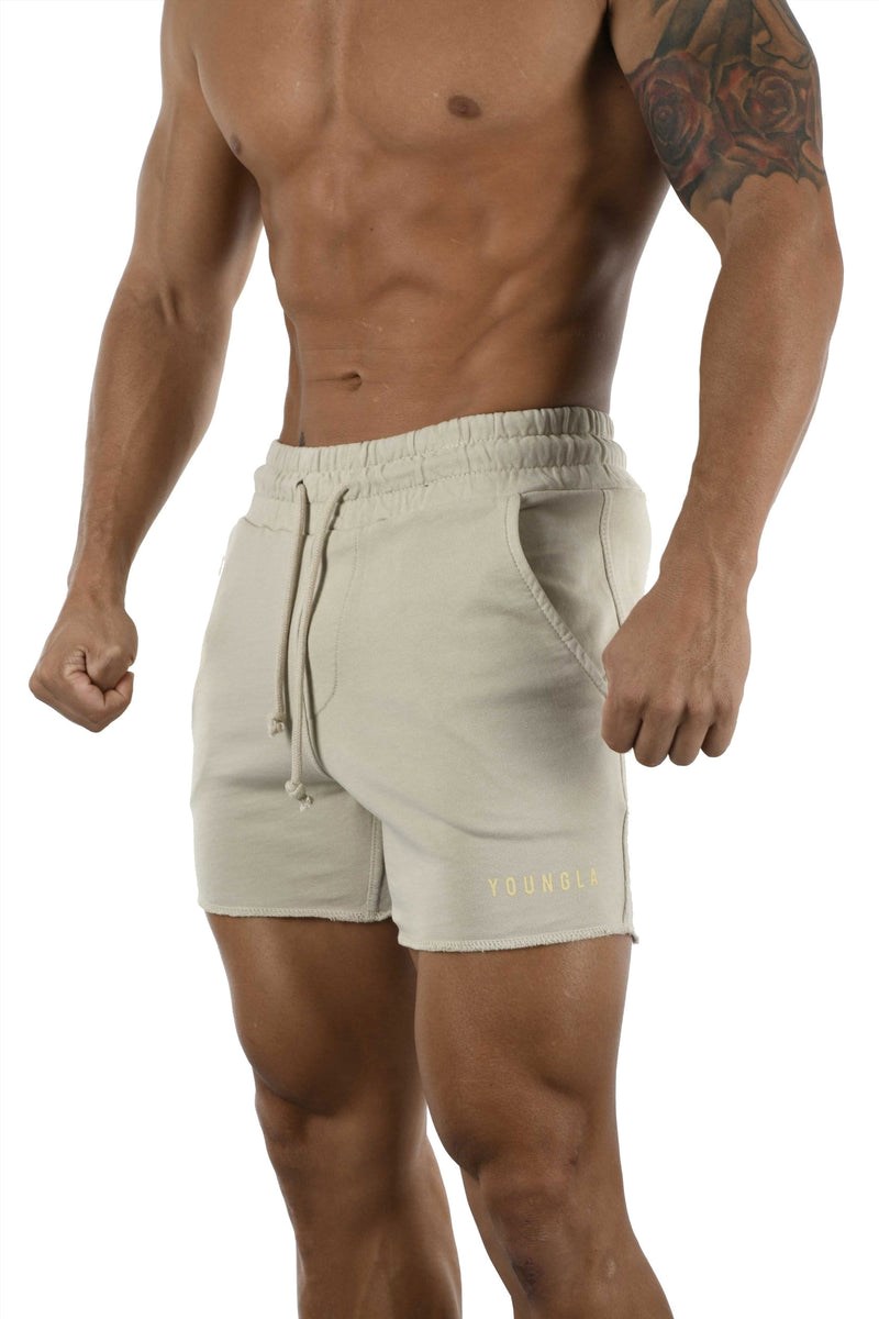 YoungLA 103 Shorts Pigment Washed Waschen | 18362-WOBD