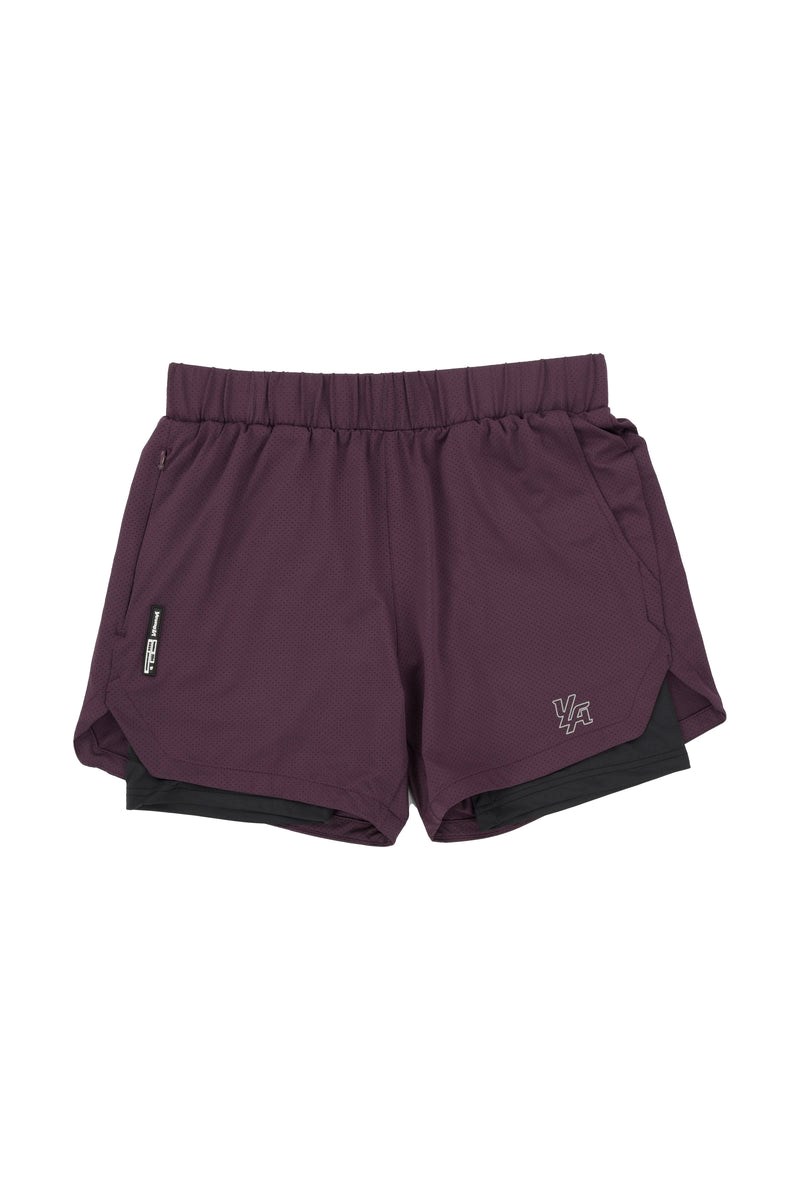 YoungLA 105 Compression Shorts 2.0 Plum/Black | 71234-LFIU