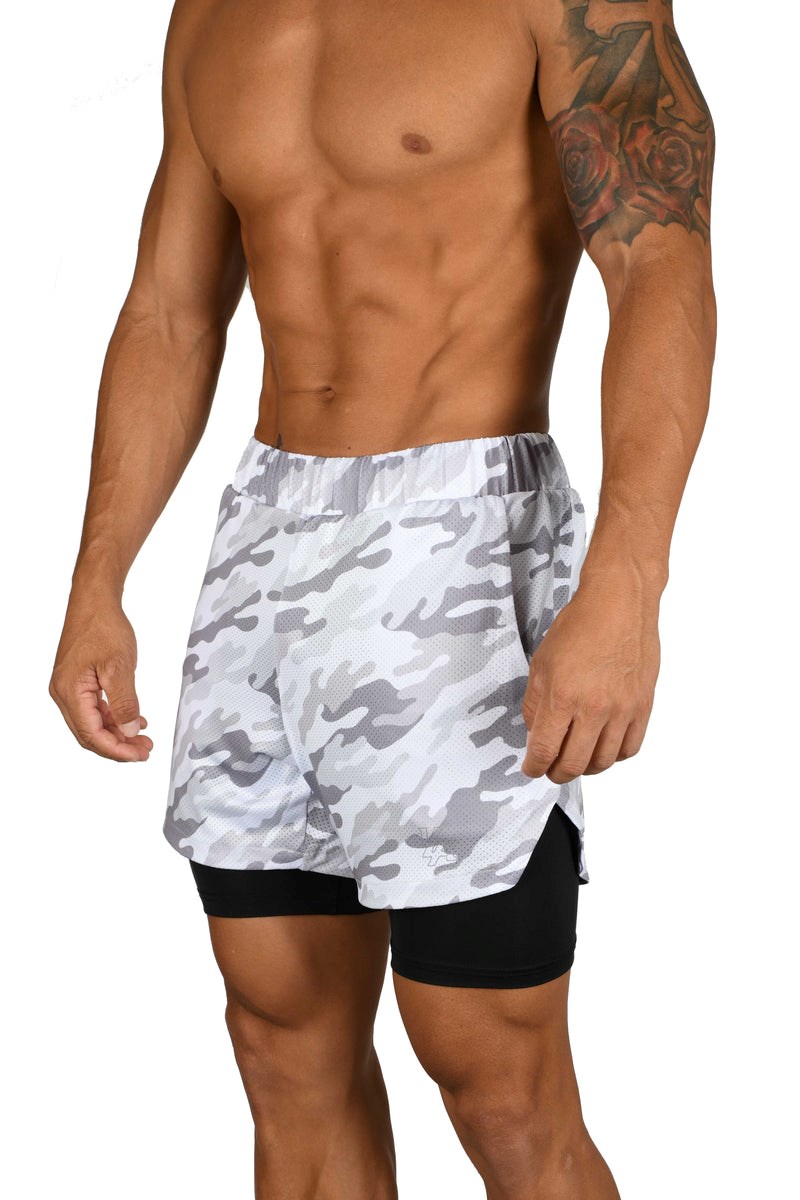 YoungLA 105 Compression Shorts 2.0 Weiß | 17608-ITSF