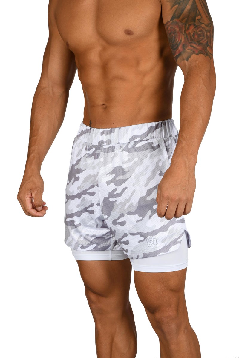 YoungLA 105 Compression Shorts 2.0 Weiß | 56017-ONTP