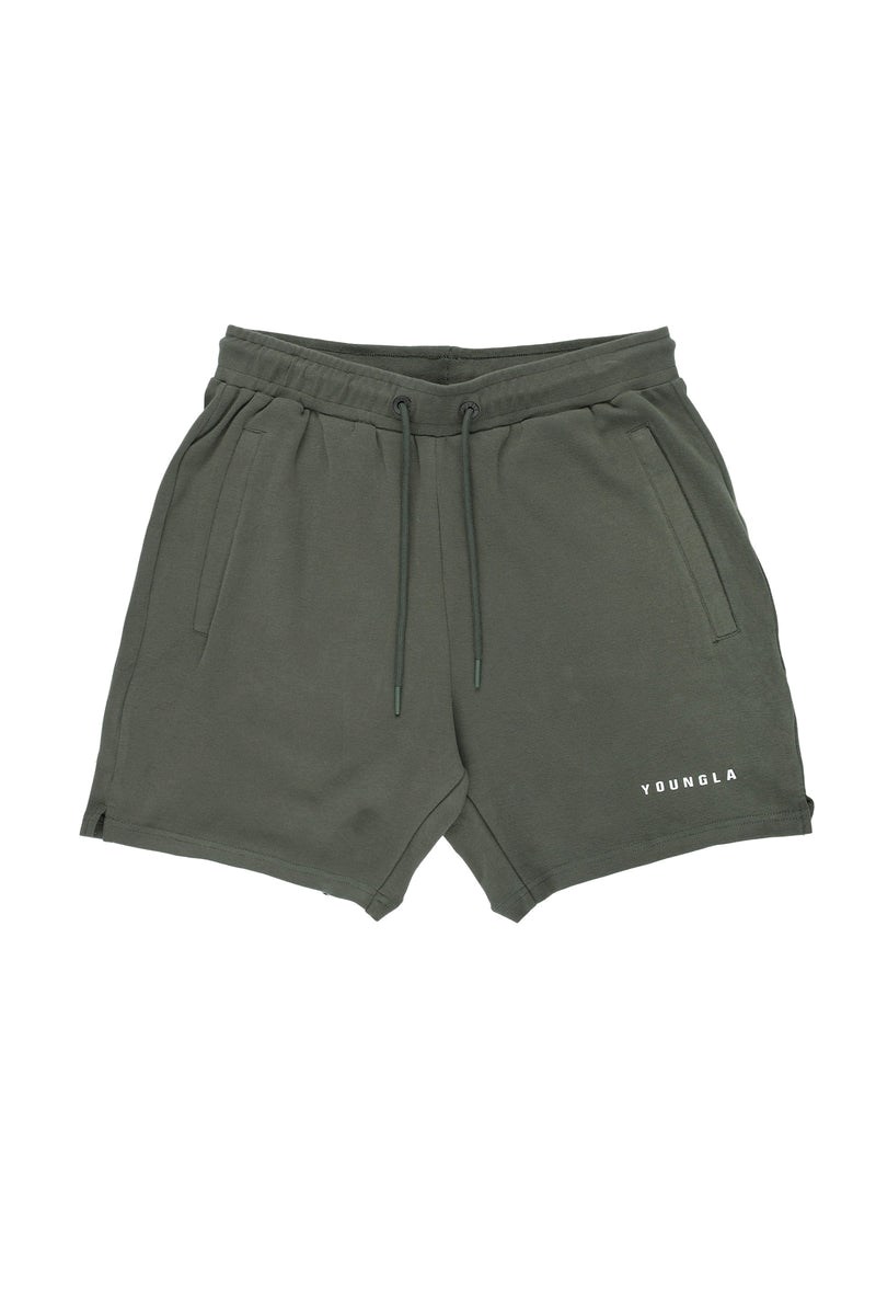 YoungLA 118 The Perfect Shorts Grün | 05817-NUCM