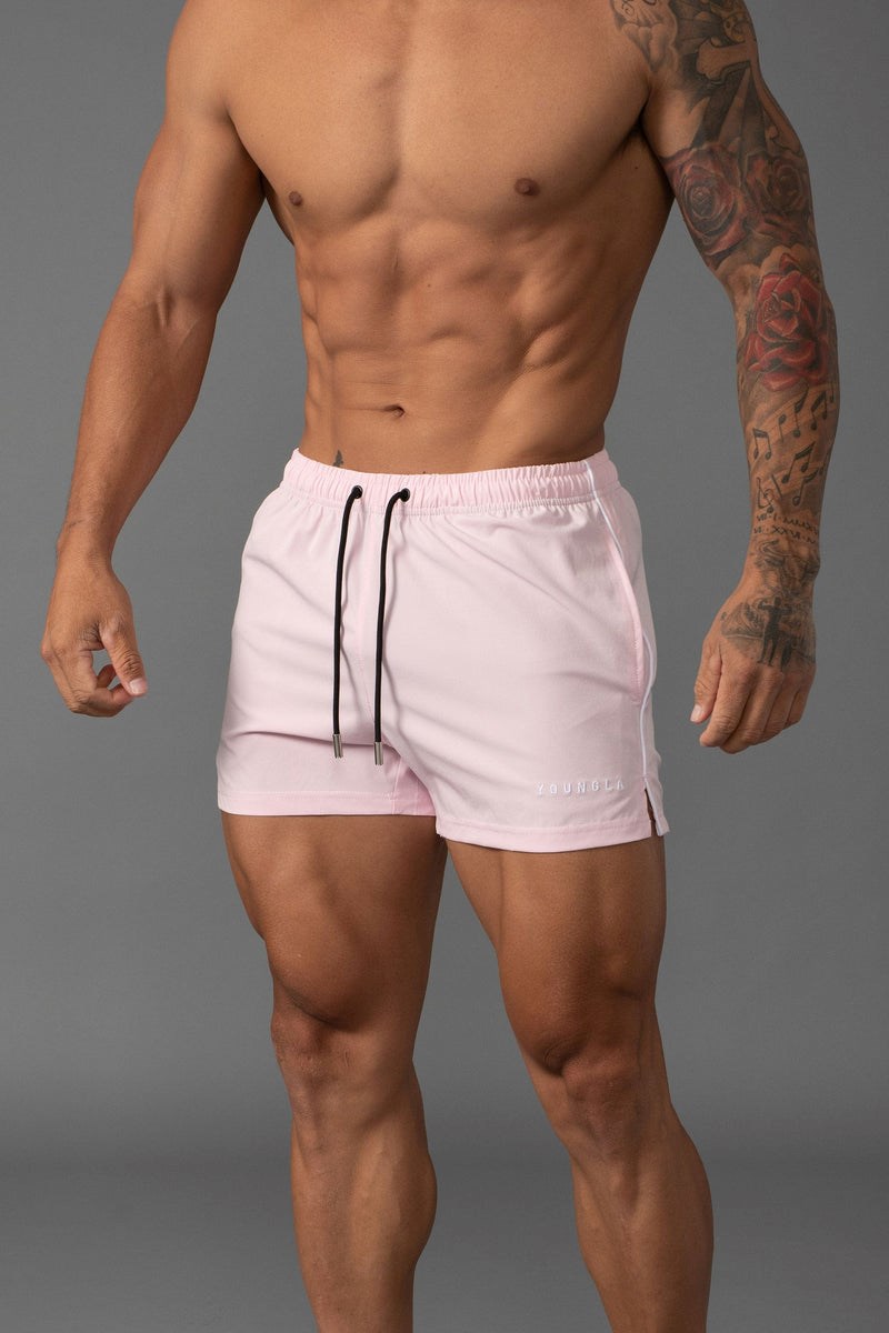 YoungLA 143 Kurzes Kurzes Swim Shorts Rosa | 45126-JSKD