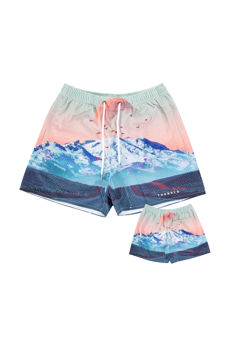 YoungLA 150 After Party Shorts Mystic Mountains | 96574-IMDA