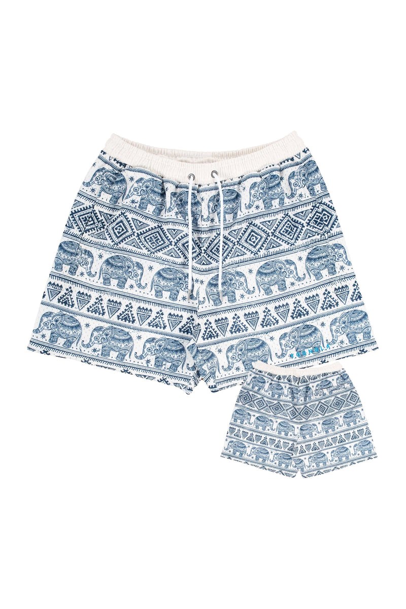 YoungLA 150 After Party Shorts Tribal Elephants | 13625-CIDT