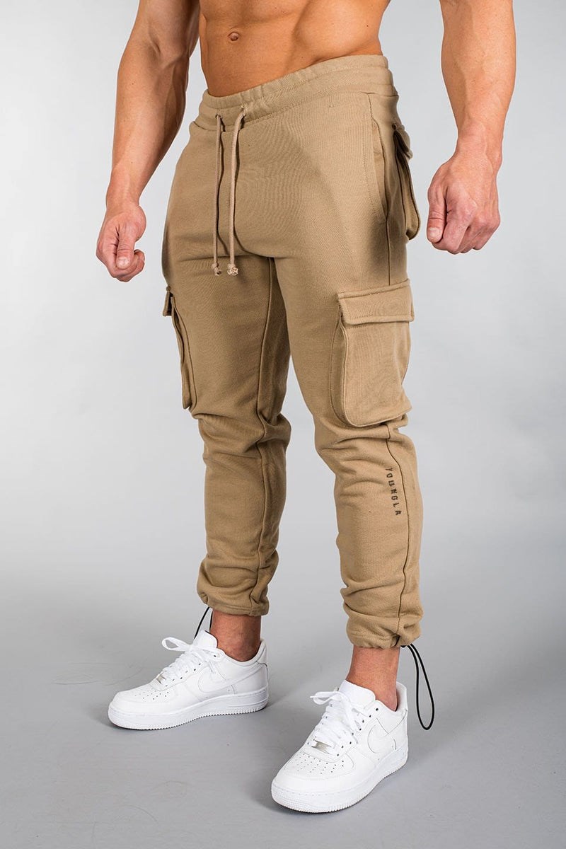 YoungLA 206 Rambo Combat Joggers Taupe | 81426-LQIX