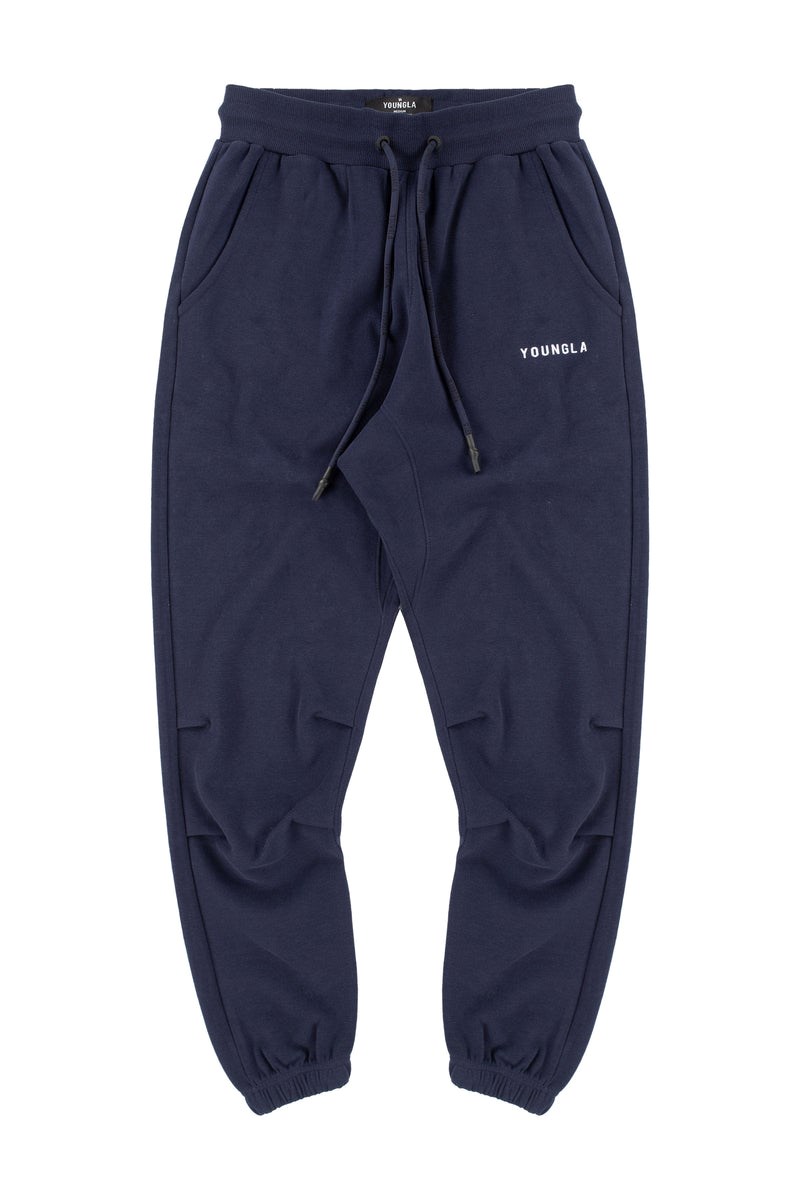 YoungLA 210 Kick-Back Joggers Navy | 50167-VAIL