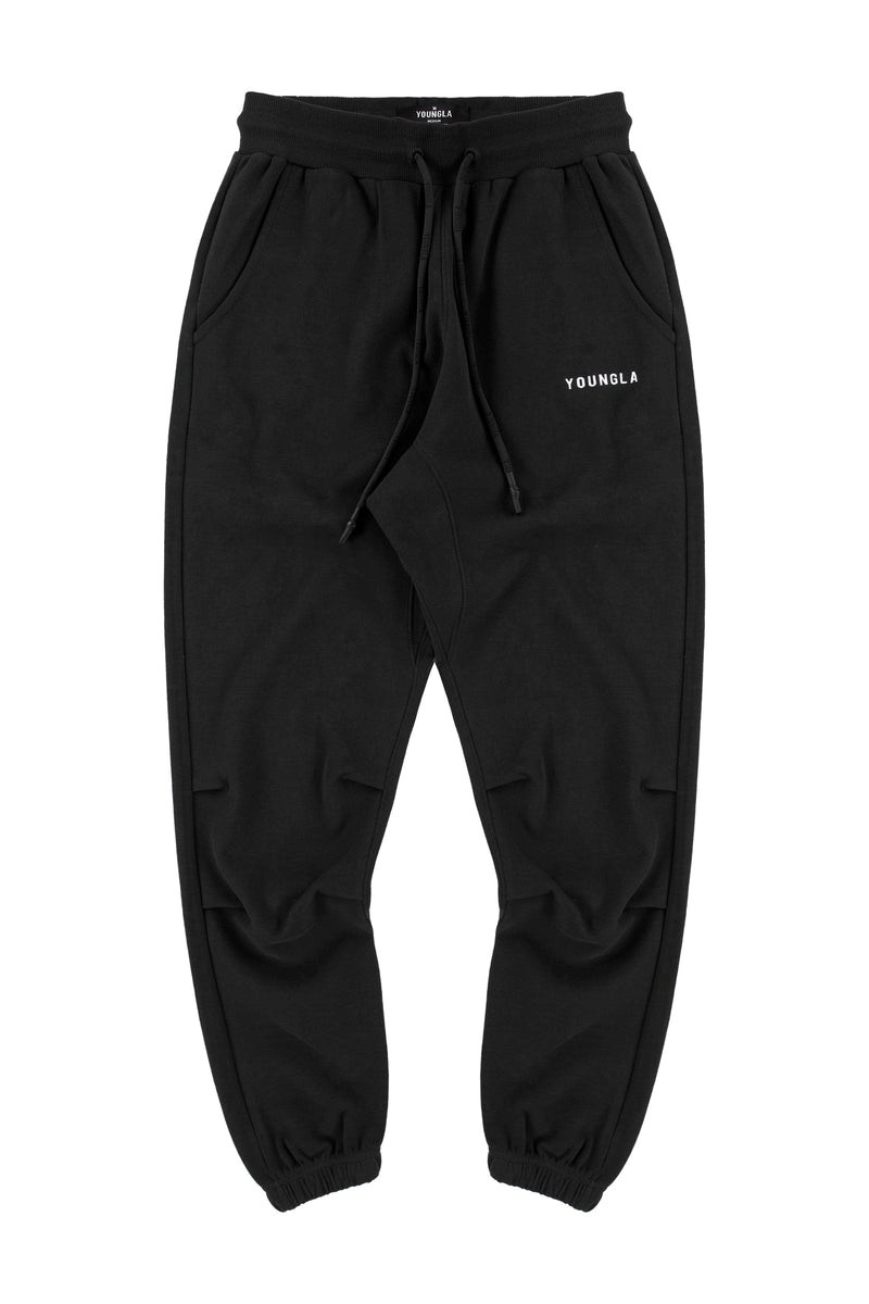 YoungLA 210 Kick-Back Joggers Schwarz | 86251-GRMC