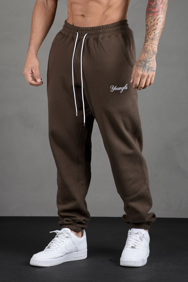 YoungLA 211 For Him Joggers Braun | 27940-NFMZ