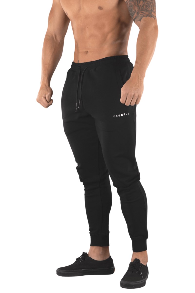 YoungLA 213 Elite Joggers Schwarz | 76102-BXPJ