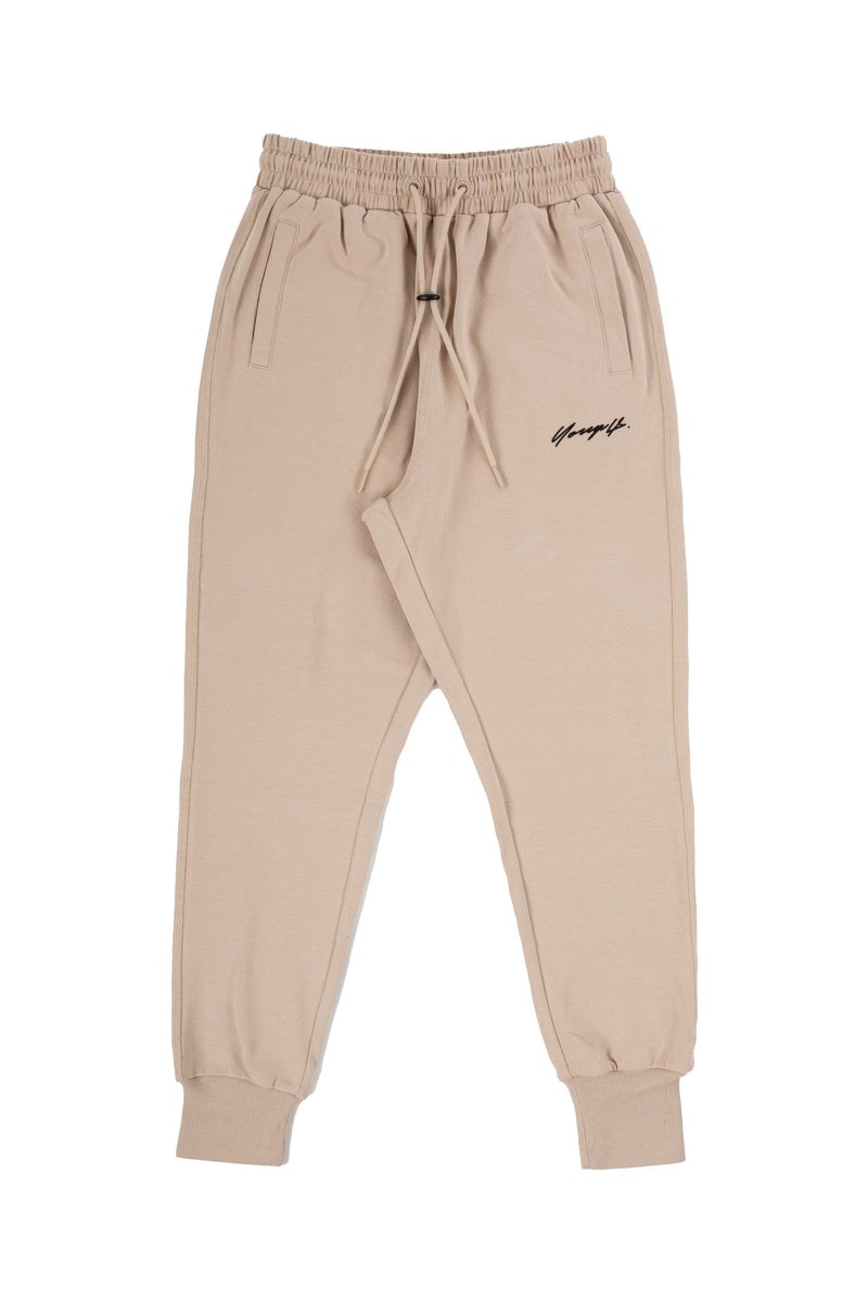 YoungLA 228 Cloud Joggers Beige | 25403-XJEV