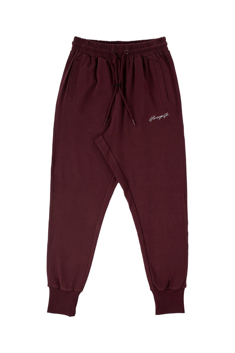 YoungLA 228 Cloud Joggers Wine | 47902-ZURB