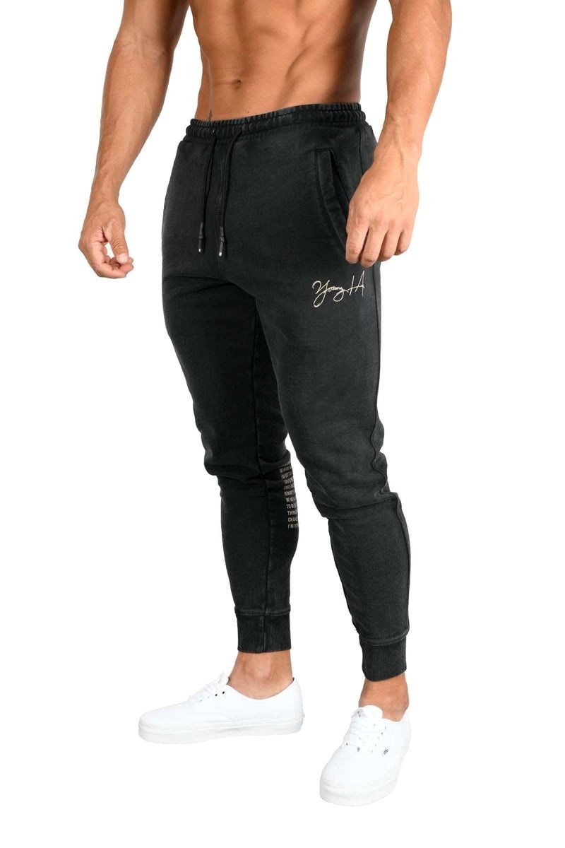 YoungLA 230 Gin N Juice Joggers Schwarz Waschen | 24196-CBGW