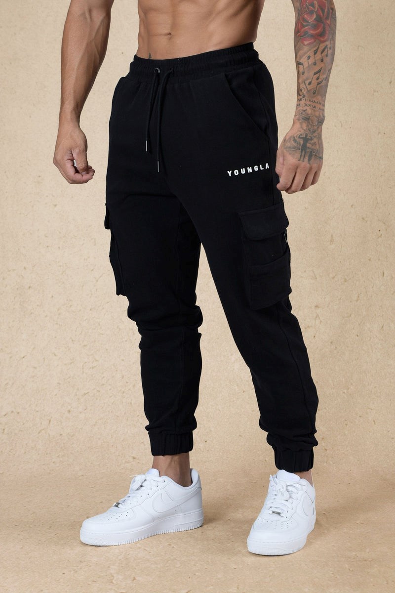 YoungLA 240 Cloud Rambo Joggers Schwarz | 21640-MRON