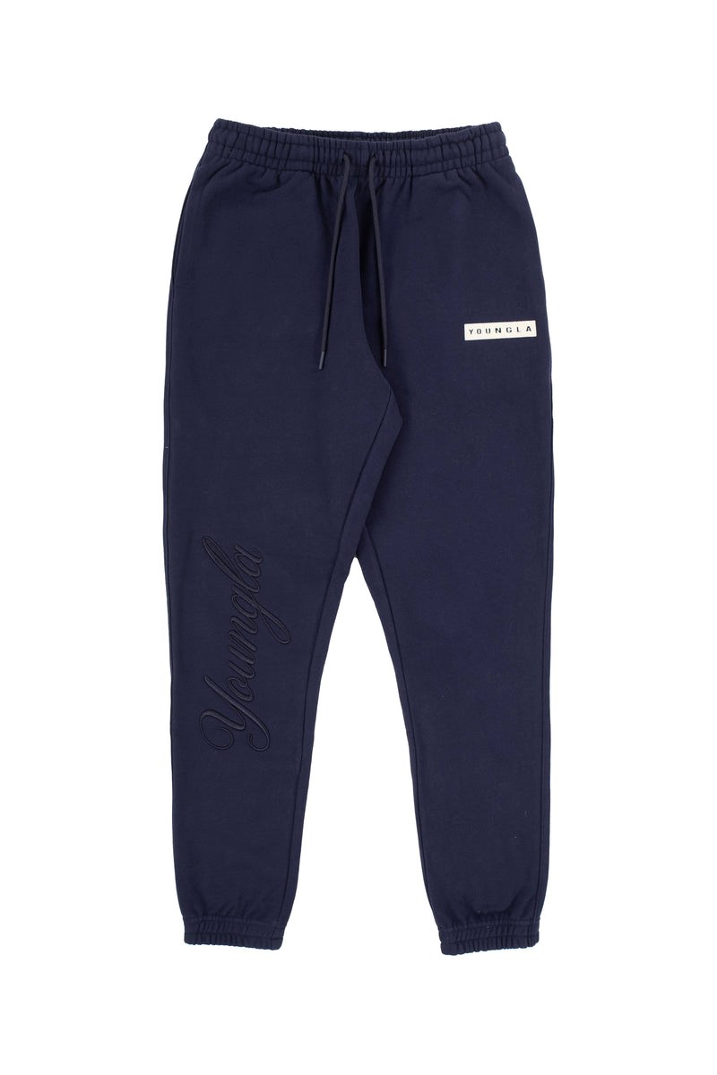 YoungLA 245 Autograph Joggers Navy | 29458-GLHS