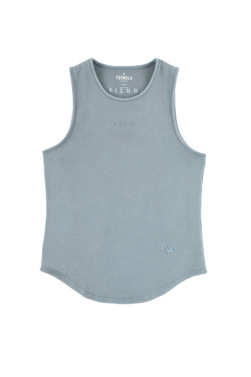 YoungLA 301 EXCELLENCE Tanks Grau Waschen | 01479-KPUG