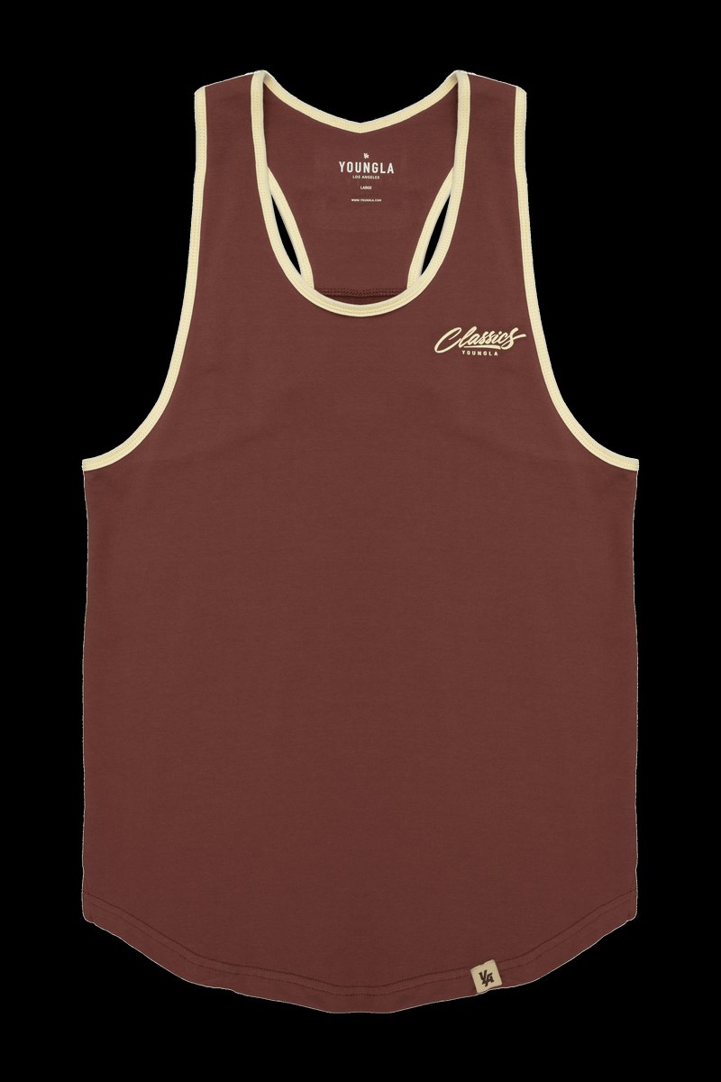 YoungLA 324 Classics Stringer Tank Braun | 34205-LMFC