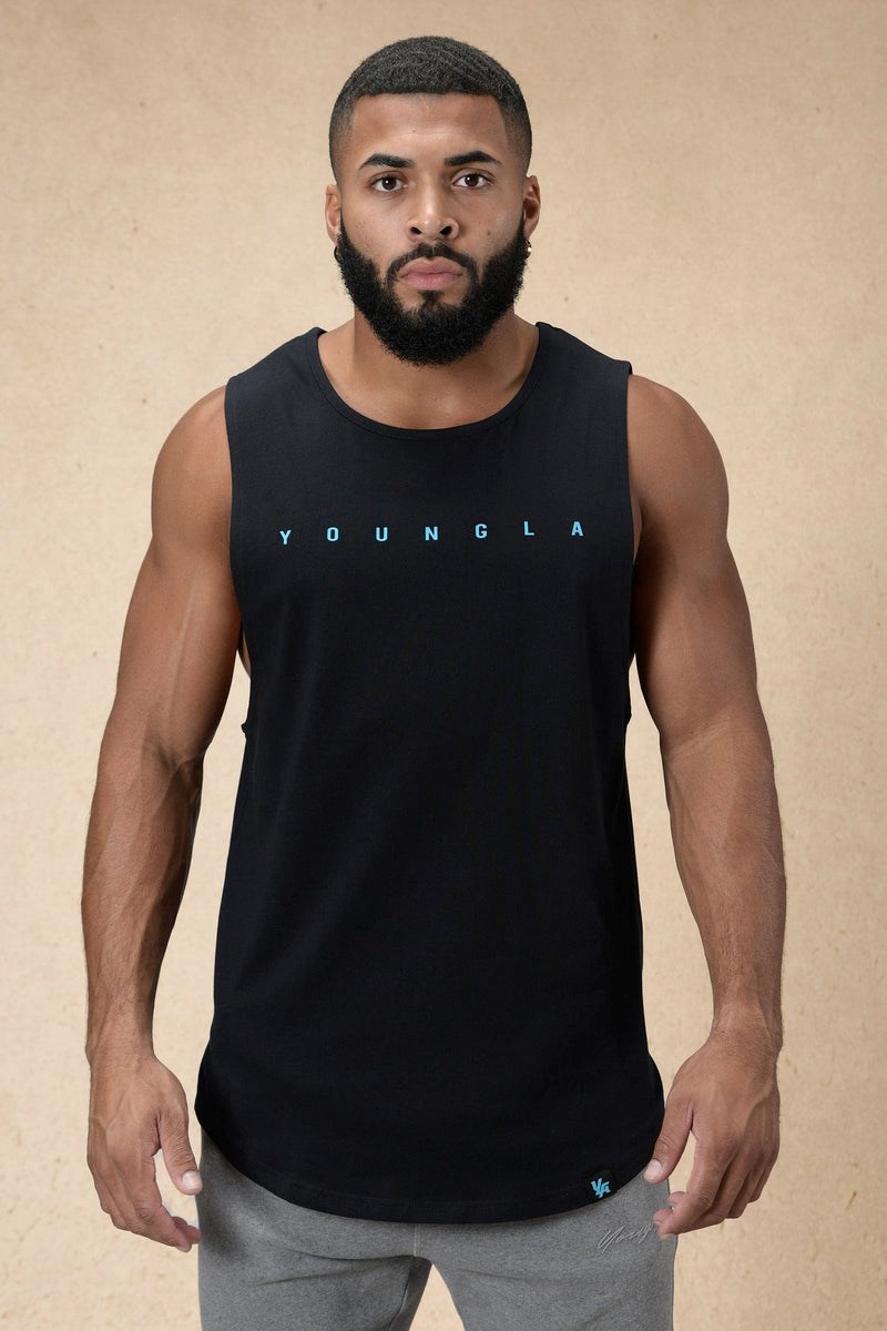 YoungLA 332 Infinity Muscle Tanks Schwarz | 82456-YNVE