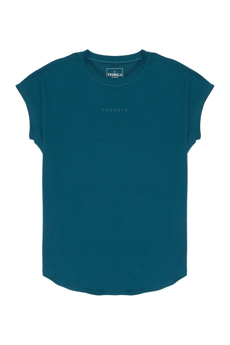 YoungLA 446 Rambo Tees Teal | 70241-DHFW