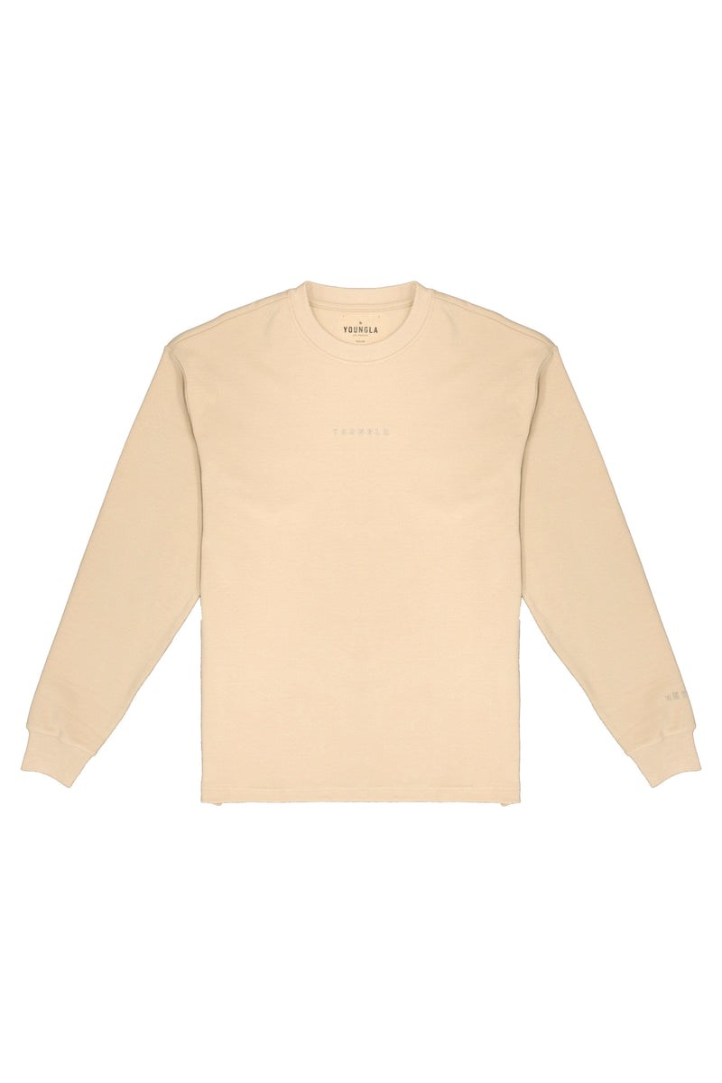 YoungLA 450 Cloud Foam Long Sleeves Beige | 19250-JRAC