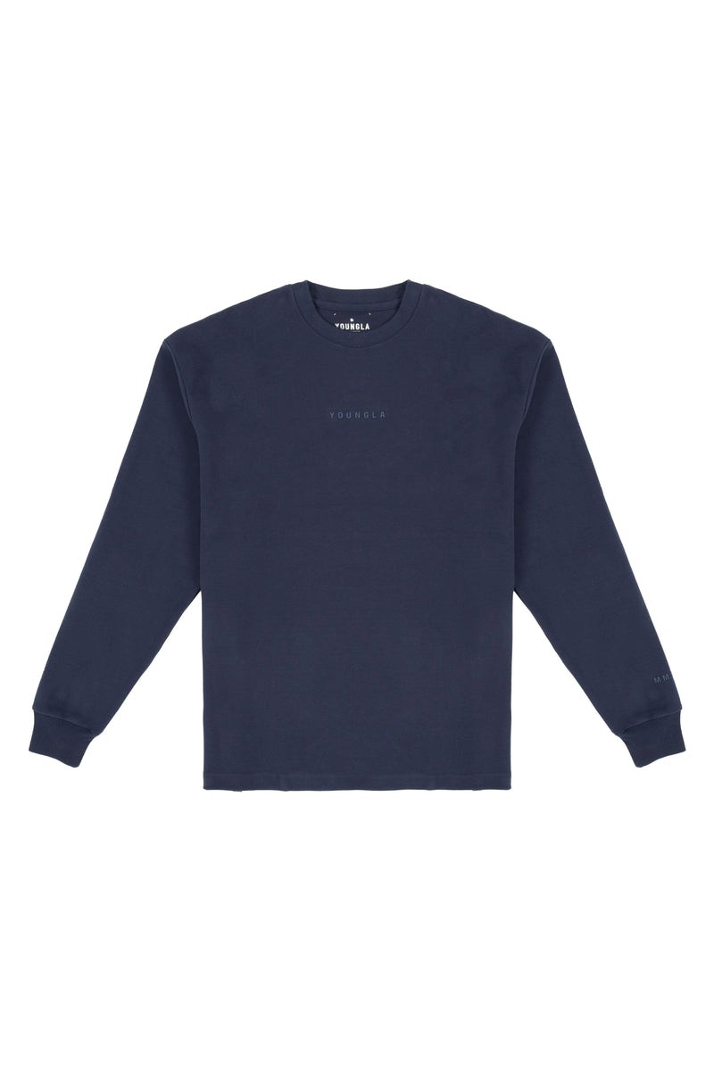 YoungLA 450 Cloud Foam Long Sleeves Navy | 84539-AWZS