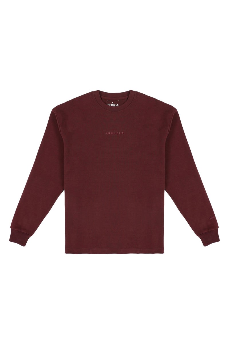 YoungLA 450 Cloud Foam Long Sleeves Wine | 51689-MJNR