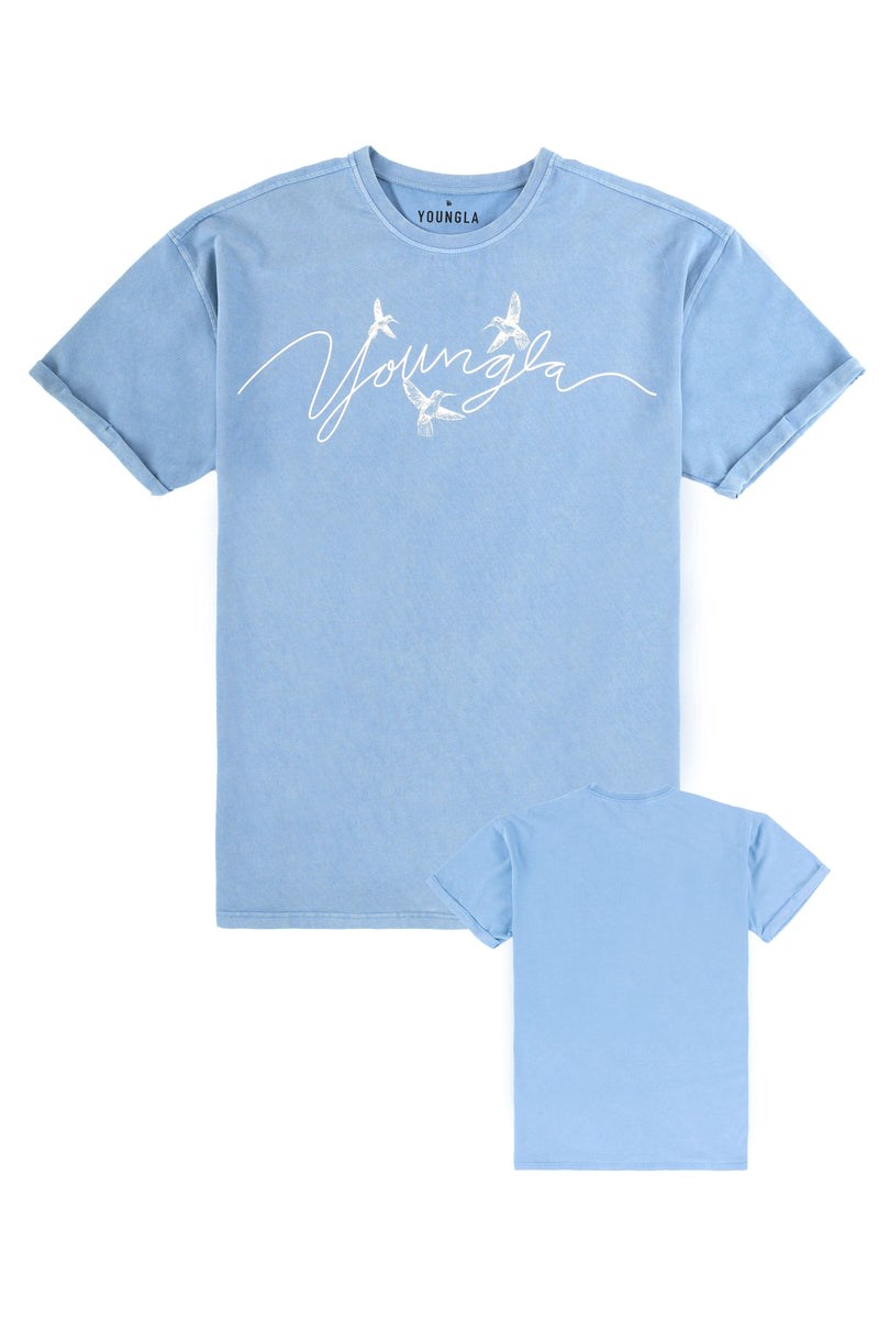 YoungLA 452 The Flock Tees Hummingbird Signature | 09623-OJNM