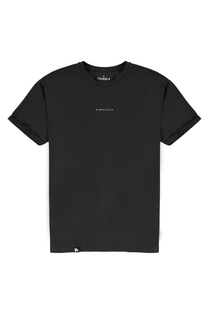 YoungLA 456 Simplicity Tees Schwarz | 06725-YRSH