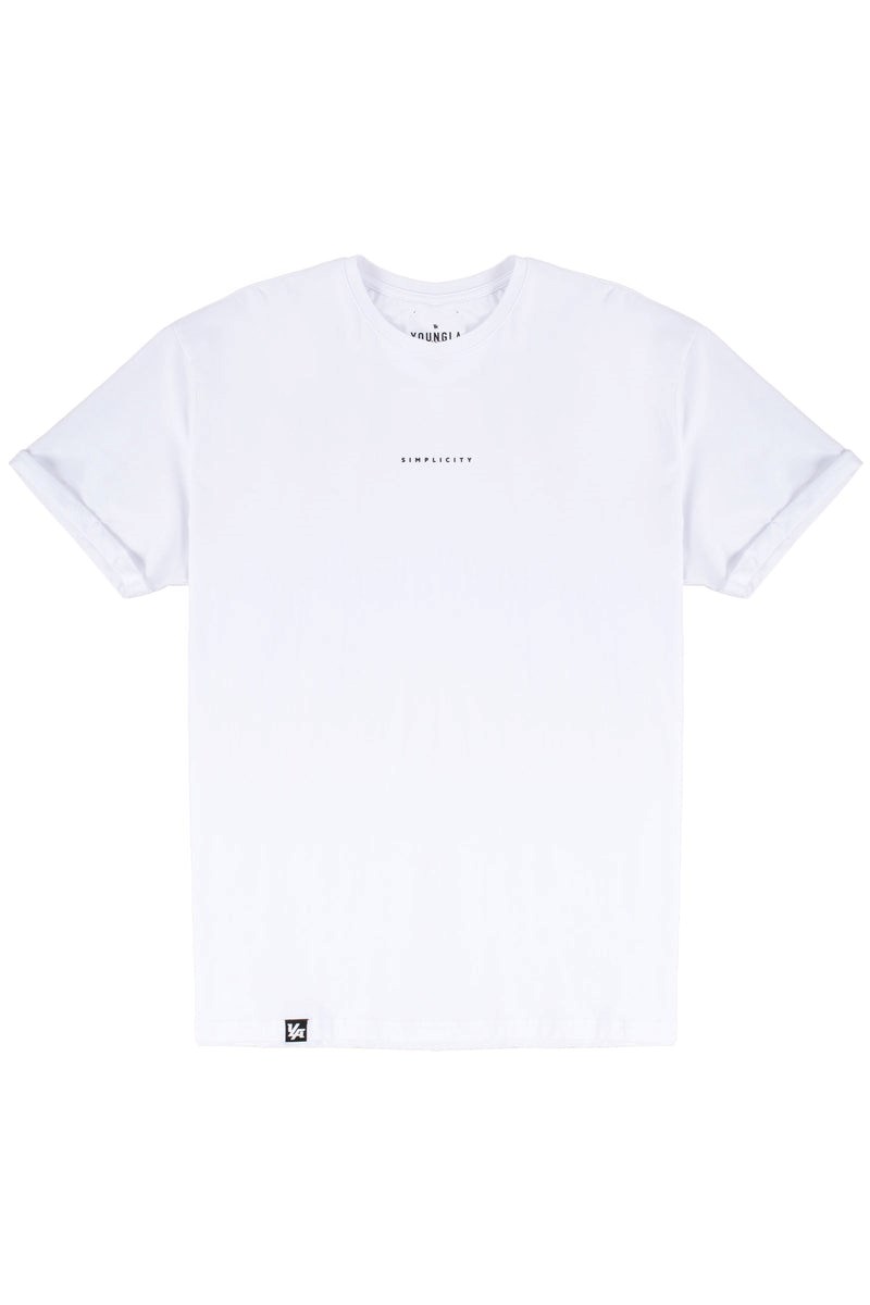 YoungLA 456 Simplicity Tees Weiß | 29170-CDPN