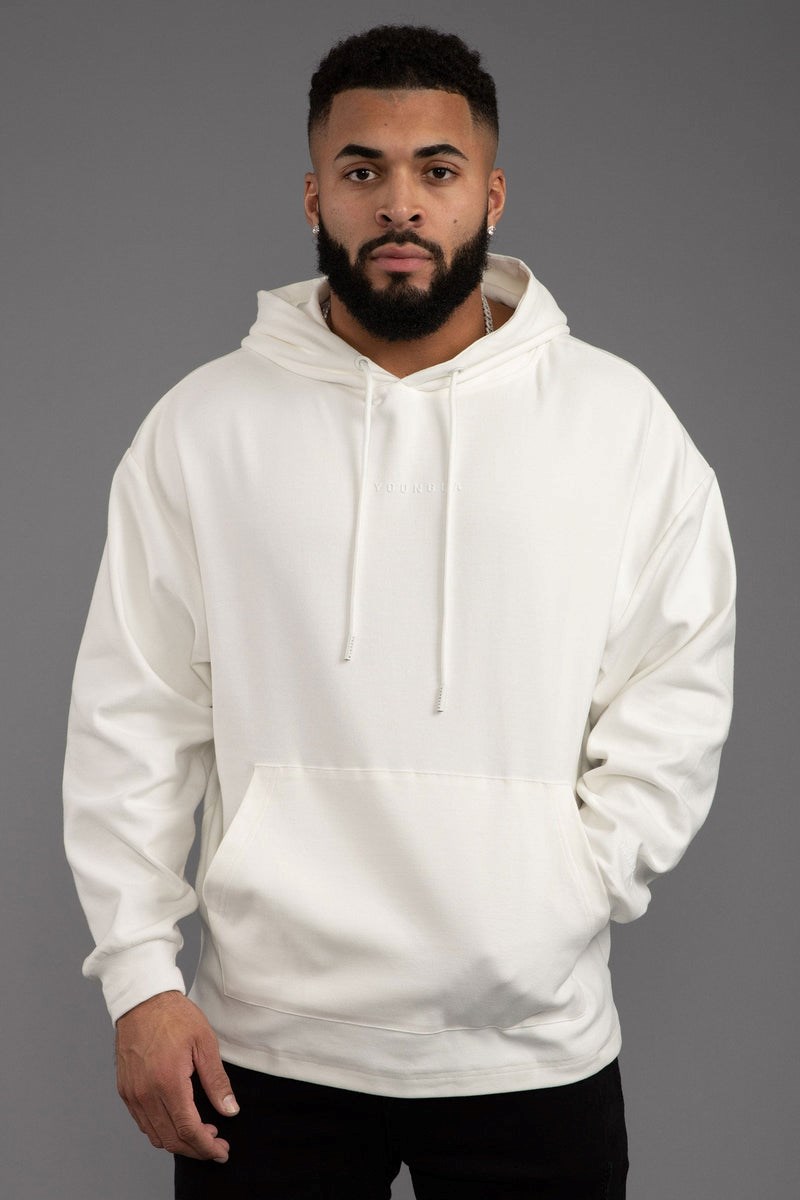 YoungLA 544 Cloud Hoodies Weiß | 87256-JLEX