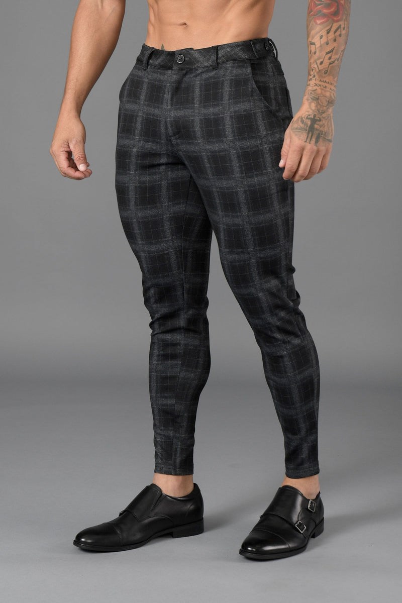 YoungLA 615 New Kleider Pants Black/Grey | 04268-URGN