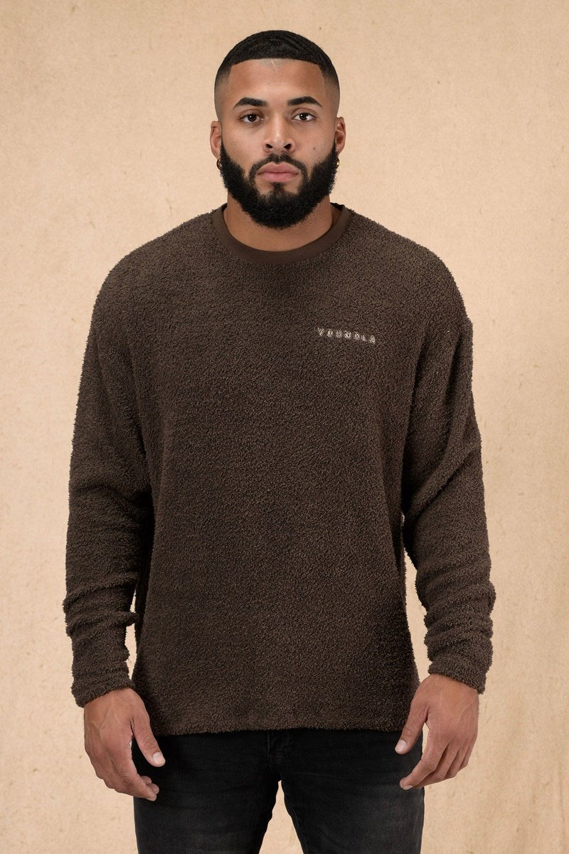 YoungLA 817 Cozy Longsleeves Braun | 49103-LFRG