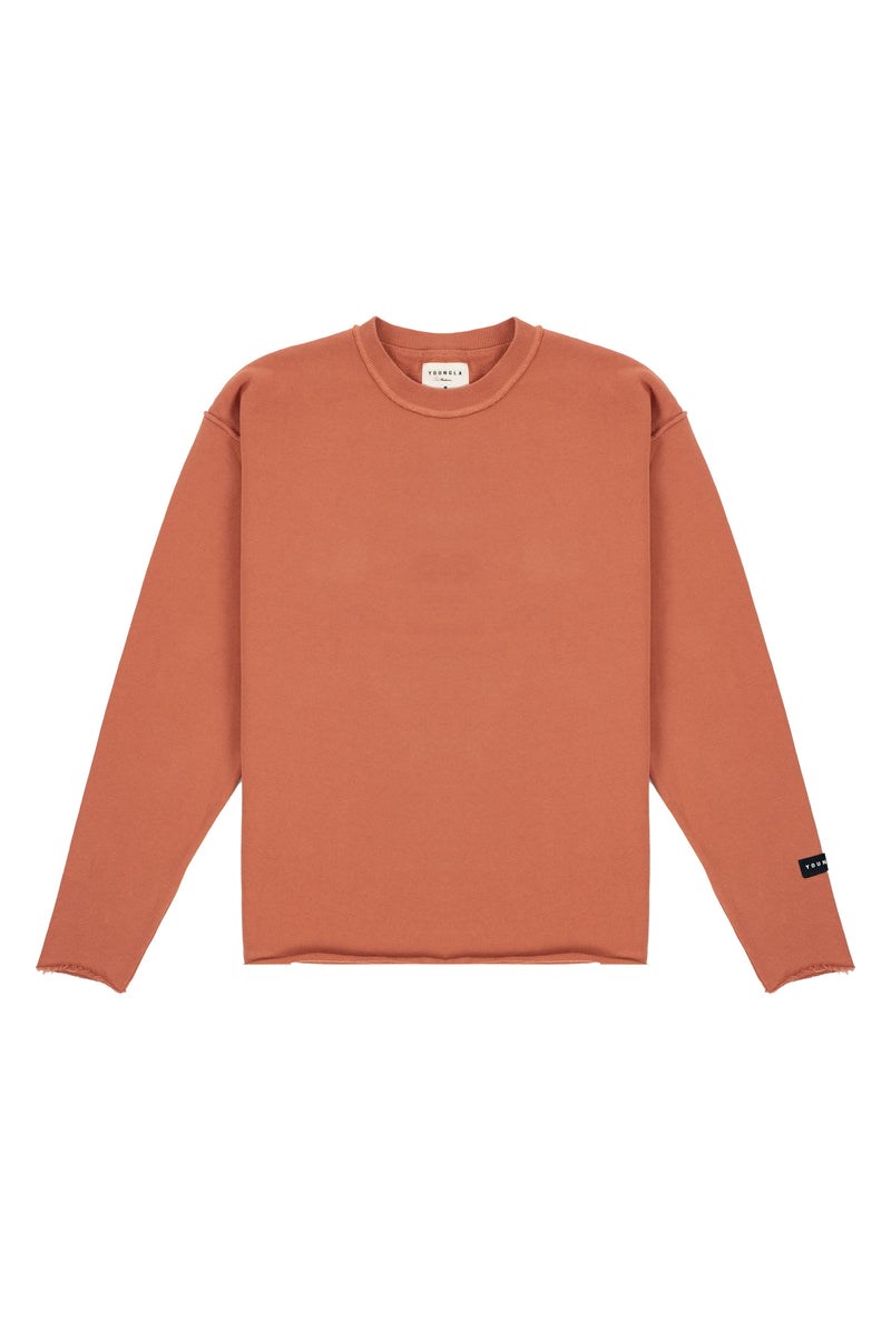 YoungLA 821 Anarchy Crewnecks Orange Waschen | 85042-XOTB