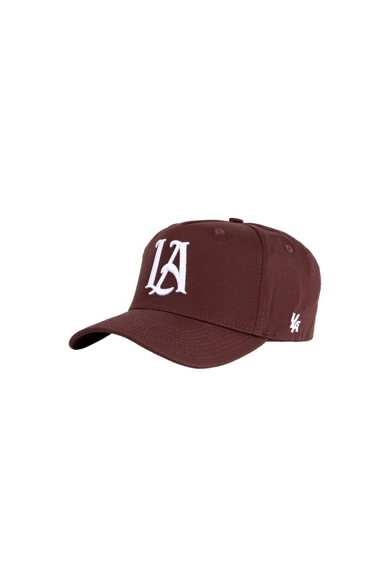 YoungLA 920 A-Frame LA Snapback Hat 2.0 Wine | 21896-QKNA