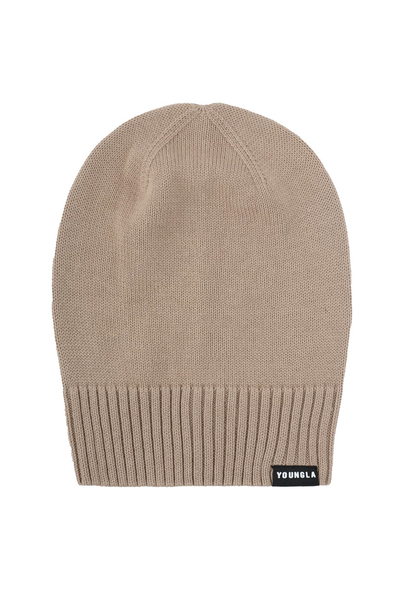 YoungLA 928 Essential Beanies Camel | 18376-BFMR