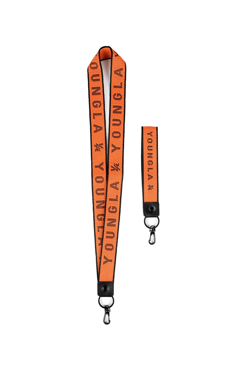 YoungLA 930 Keychain + Lanyard Set Orange | 20358-LXGH