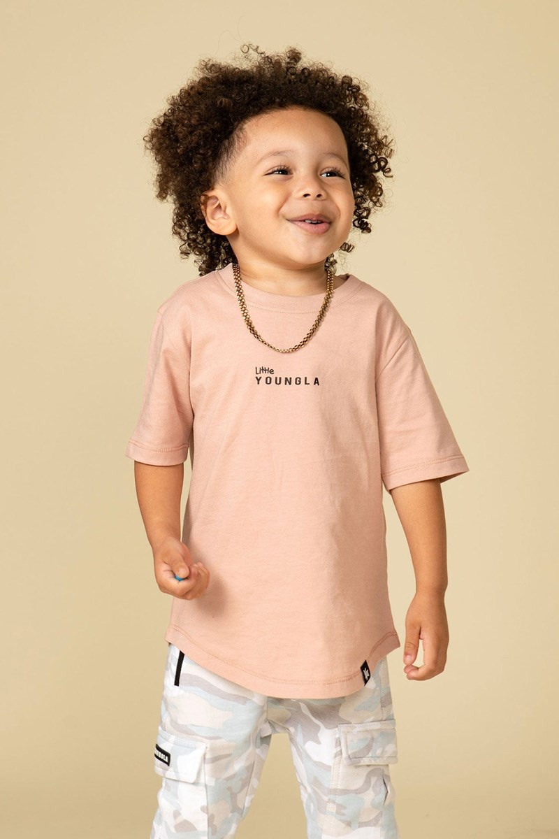 YoungLA L402 Perfect Tee Salmon | 54682-SWMN