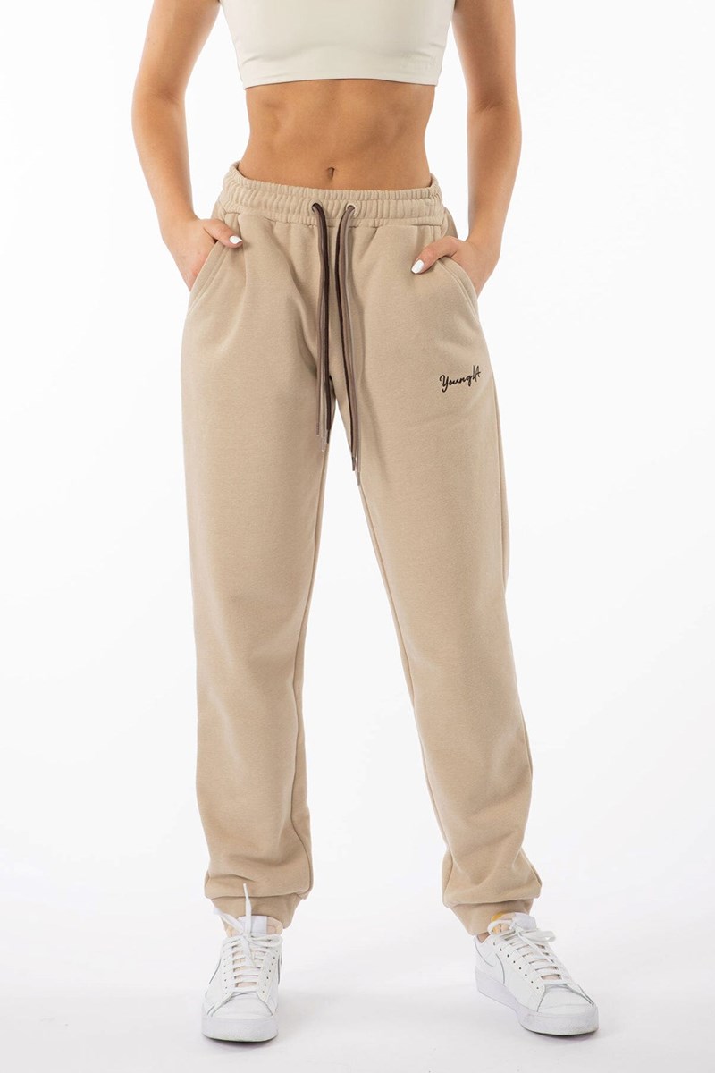 YoungLA W207 Triple String Joggers Hell | 80649-BGEN