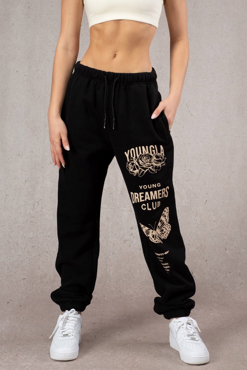 YoungLA W211 Dreamers Joggers Schwarz | 69043-GAZX