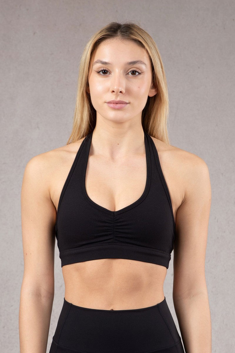 YoungLA W320 Power Backless Sports Bra Schwarz | 75834-NJVS