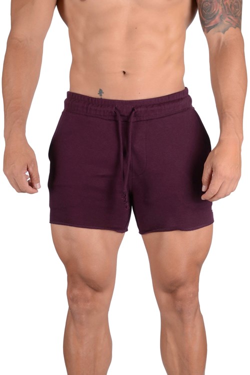 YoungLA 102 Bodybuilding French Terry Shorts Lila | 91045-ICSA