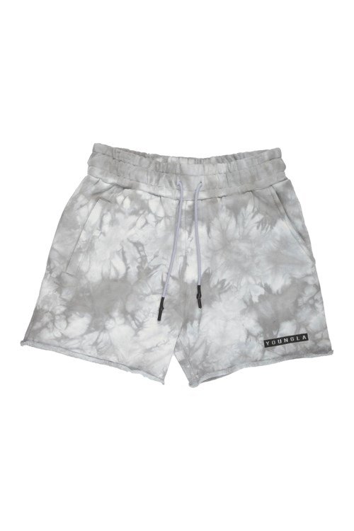 YoungLA 107 Tie Dye Kurzes Shorts Overcast | 29068-JPLS