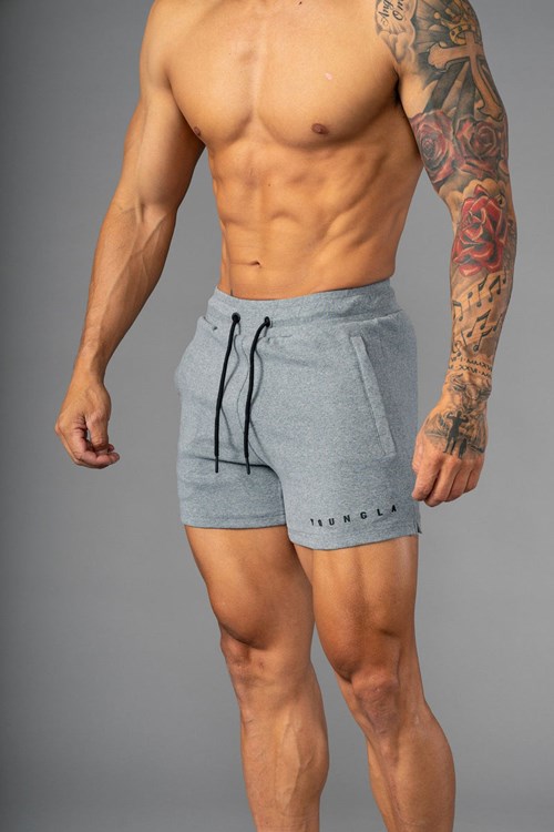 YoungLA 113 The Perfect Kurzes Shorts Grau | 82361-VQEH