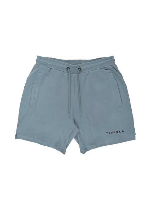 YoungLA 118 The Perfect Shorts Grau Blau | 29376-RZAV