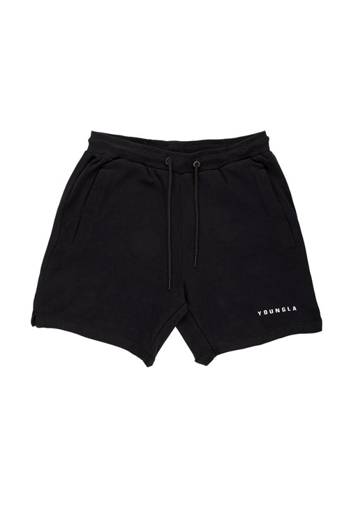 YoungLA 118 The Perfect Shorts Schwarz | 71502-WVIM