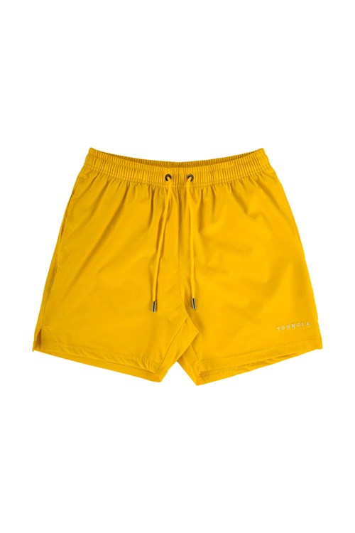 YoungLA 140 Frooty Swim Shorts Canary | 53169-HBAQ