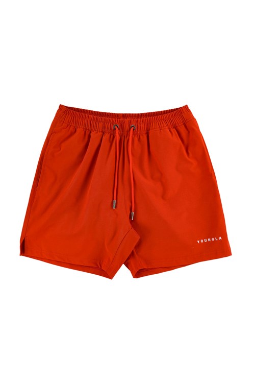 YoungLA 140 Frooty Swim Shorts Chilli | 60291-MNXU