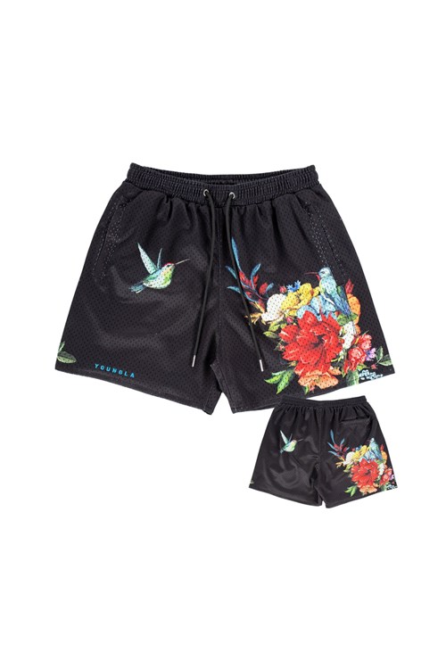 YoungLA 150 After Party Shorts Blumen | 46370-JIVP