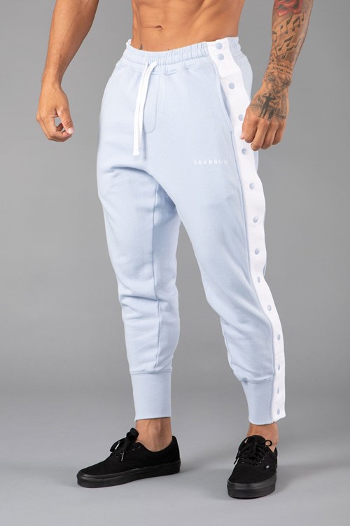 YoungLA 235 - 90s Tear Away Joggers Blau | 58190-AIRH