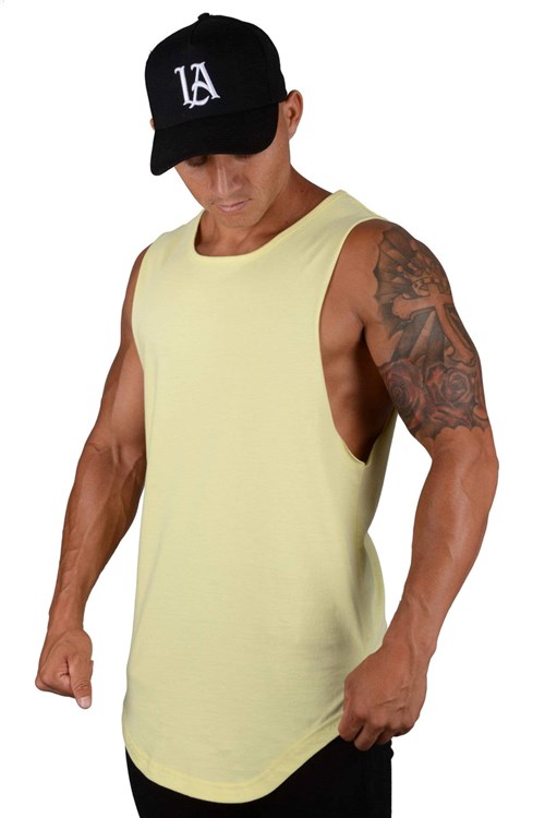 YoungLA 308 Muscle Tanks Gelb | 94576-BCIW