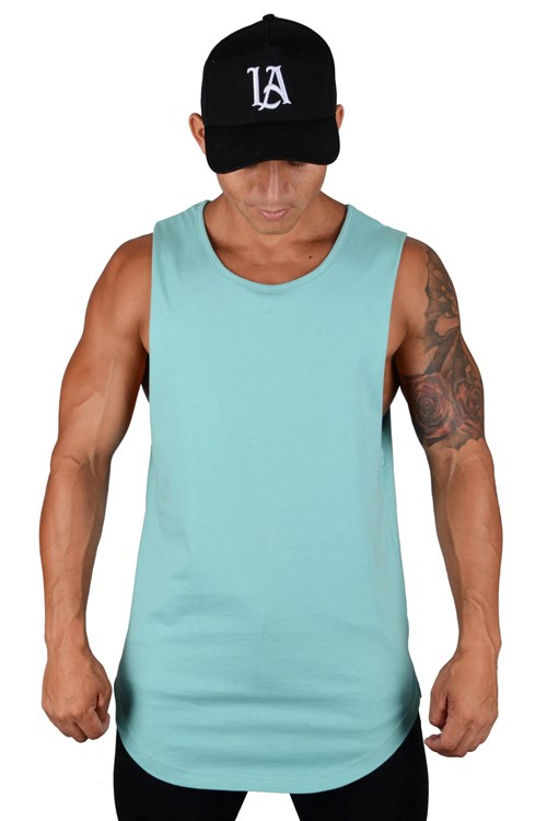 YoungLA 308 Muscle Tanks Grün | 54037-JZCS